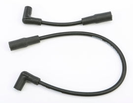 Moroso Ignition Wires Ultra 40/Set for 2000-2017 Harley Softail, electrical ignition system components, black and red wires.