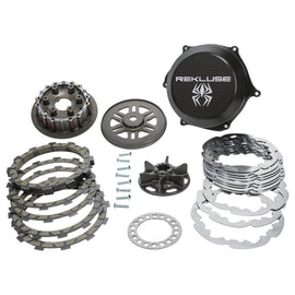 Rekluse Apex Clutch for Yamaha YZ450F and FX models, showcasing the clutch assembly with metallic components and branding.