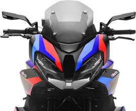 RIZOMA Stealth Naked Mirror Max universal pair in black, featuring sleek, minimalist motorcycle mirror design with reflective surfaces.