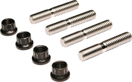 Feuling engine exhaust stud kit with metal studs and nuts, designed for motorcycle engine exhaust system repair.