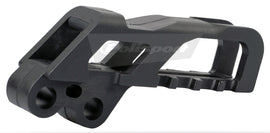 Polisport Plastics black drive chain guide for bicycles, model 64-0101, mounted on a bike with visible mounting points and chain.