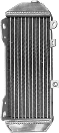 Fire Power engine radiator left Yam 57-304L, showing the metal core and mounting brackets for vehicle cooling system.