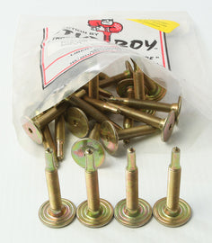 Stud Boy Power Point Pro Series Tracks Studs, 1.375 inches long, shown in a pack of 48 for snowmobile or track maintenance.