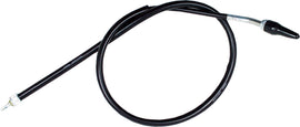Motion Pro Black Vinyl Speedo Cable 70-3103 for motorcycle, showing the black vinyl exterior and metal connectors.