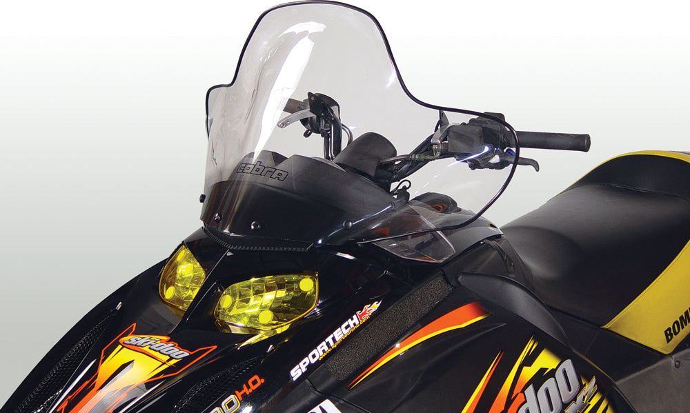 Cobra W/S Low Black 13.25" S D Rev Hood Mtd Flyscreen