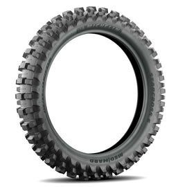 Michelin Starcross 6 Med Hard rear motocross tire 110/100-18 bias Tt with tread pattern for off-road riding.
