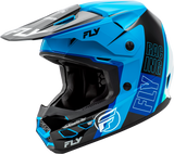 Fly Racing Kinetic Rally Helmet Blue/Black/White Md 73-8660M