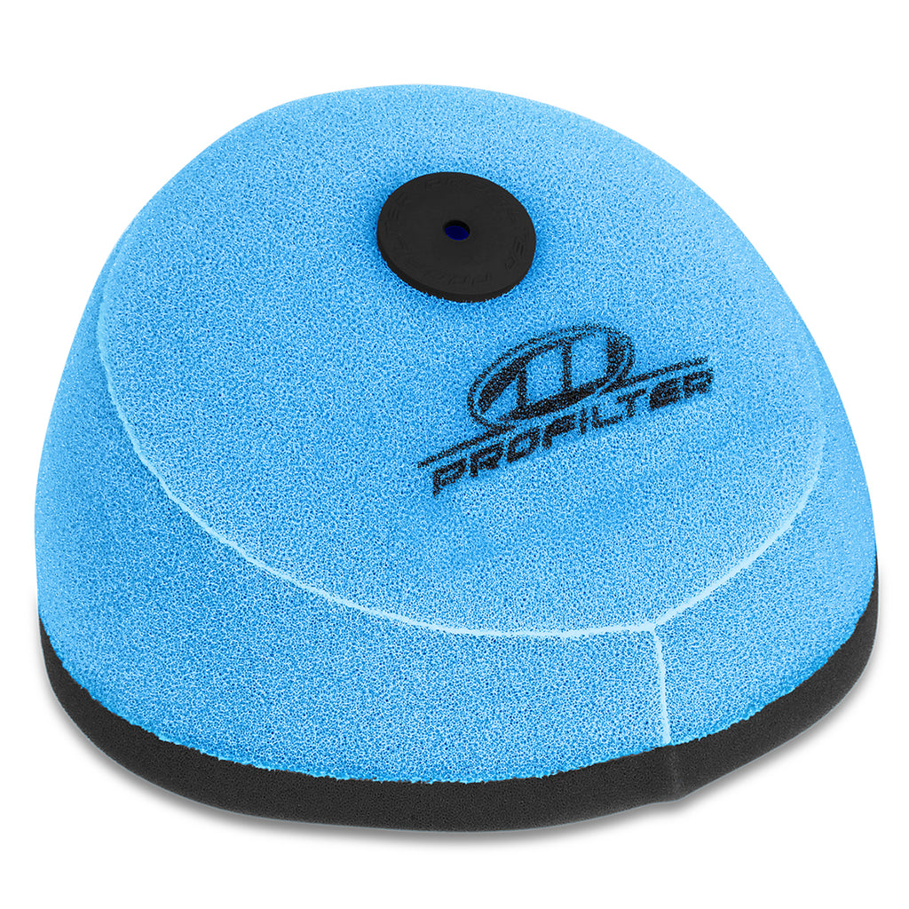 Pro Filter air filter ready to use, pre-oiled for optimal filtration, suitable for engine or air intake systems.