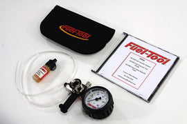 Fuel Tool fuel pressure check gauge tool for fuel and air system diagnostics, featuring a clear dial and durable construction.