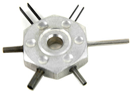 Lisle Corp. electrical wire terminal tool with ergonomic handle for crimping and stripping wire connectors.