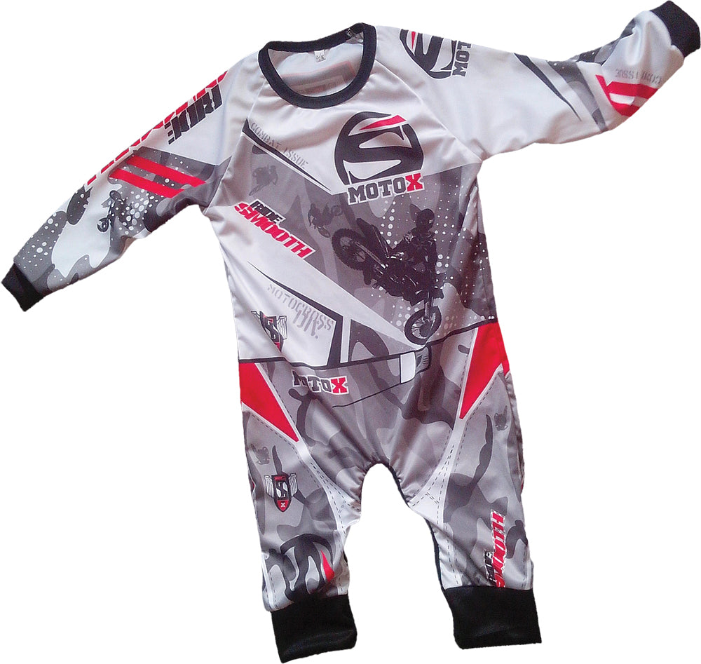 Smooth Industries Playwear Ride Smooth Camo baby onesie for 18/24 months, featuring a camouflage pattern and comfortable fit.
