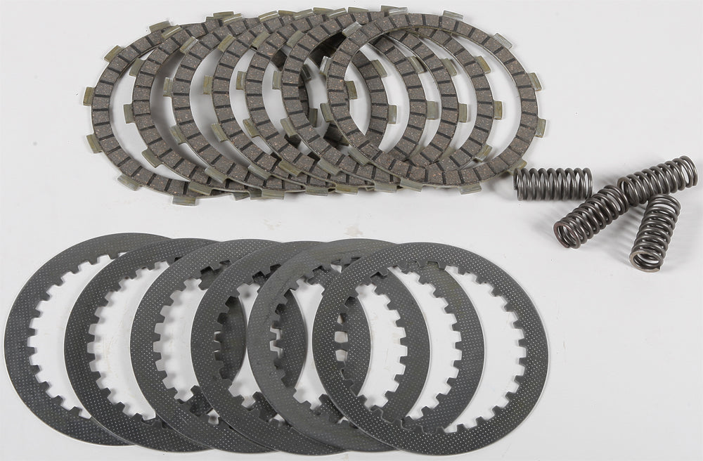 EBC Motorcycle Brakes Dirt Racer Clutch Kit DRC54 15-1854 showing clutch plates and components for dirt bike racing.
