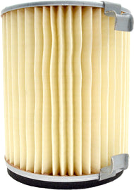 Emgo air filter 78-9530 with a round, black design for motorcycle or small engine air intake systems.