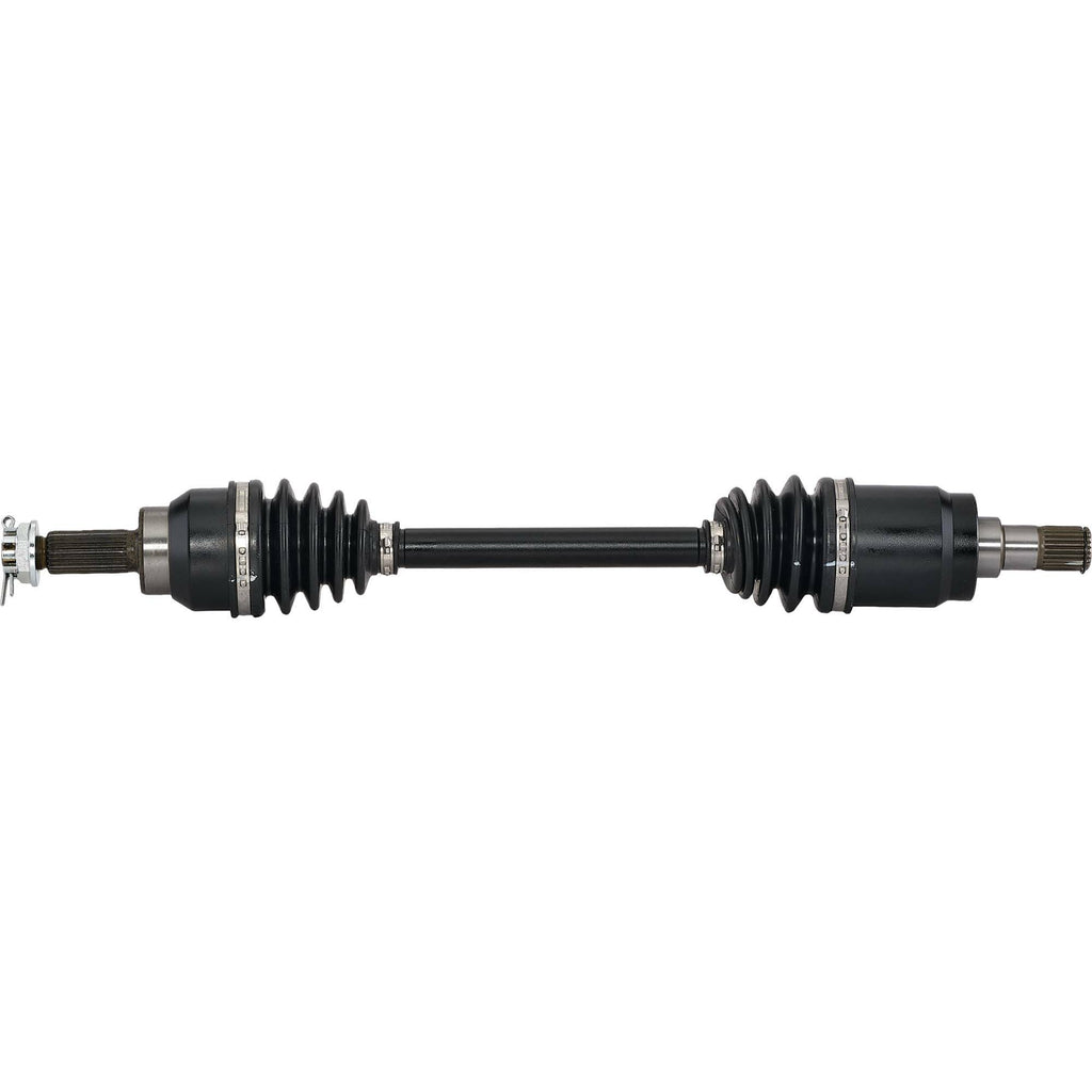 All Balls heavy-duty drive axle with 8-ball design, durable construction, and detailed metal components for vehicle performance.