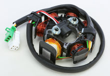Load image into Gallery viewer, Ricks Motorsport Electric Stator 27-21930 for motorcycle electrical system, with visible coils and mounting points.