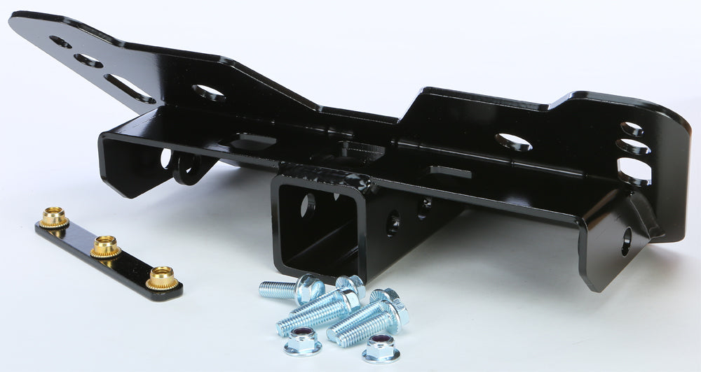 KFI Products UTV plow mount kit 10-5255 with brackets for easy attachment, designed for durable snow plow installation on utility vehicles
