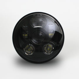 Black Cyron Lighting 5.75-inch headlight with 6 projector beams, designed for enhanced visibility and styling.