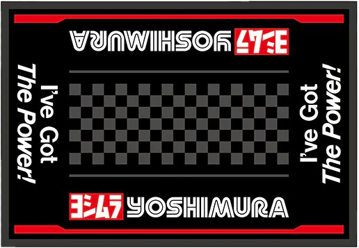 Yoshimura Maintenance Mat 960-MAITMAT with durable surface, used for motorcycle maintenance and repair tasks.