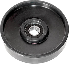 Ppd idler wheel, 4.62-inch diameter and .625-inch width, black, small/medium size, for industrial equipment.
