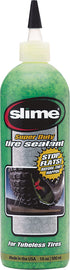 Slime Super Duty 16 oz. chemical container showing the label with product details and branding on the bottle.