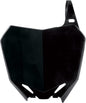 Front Number Plate Black