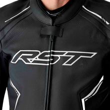 Load image into Gallery viewer, S1 D3o Leather Jacket Blk/Whi 5x