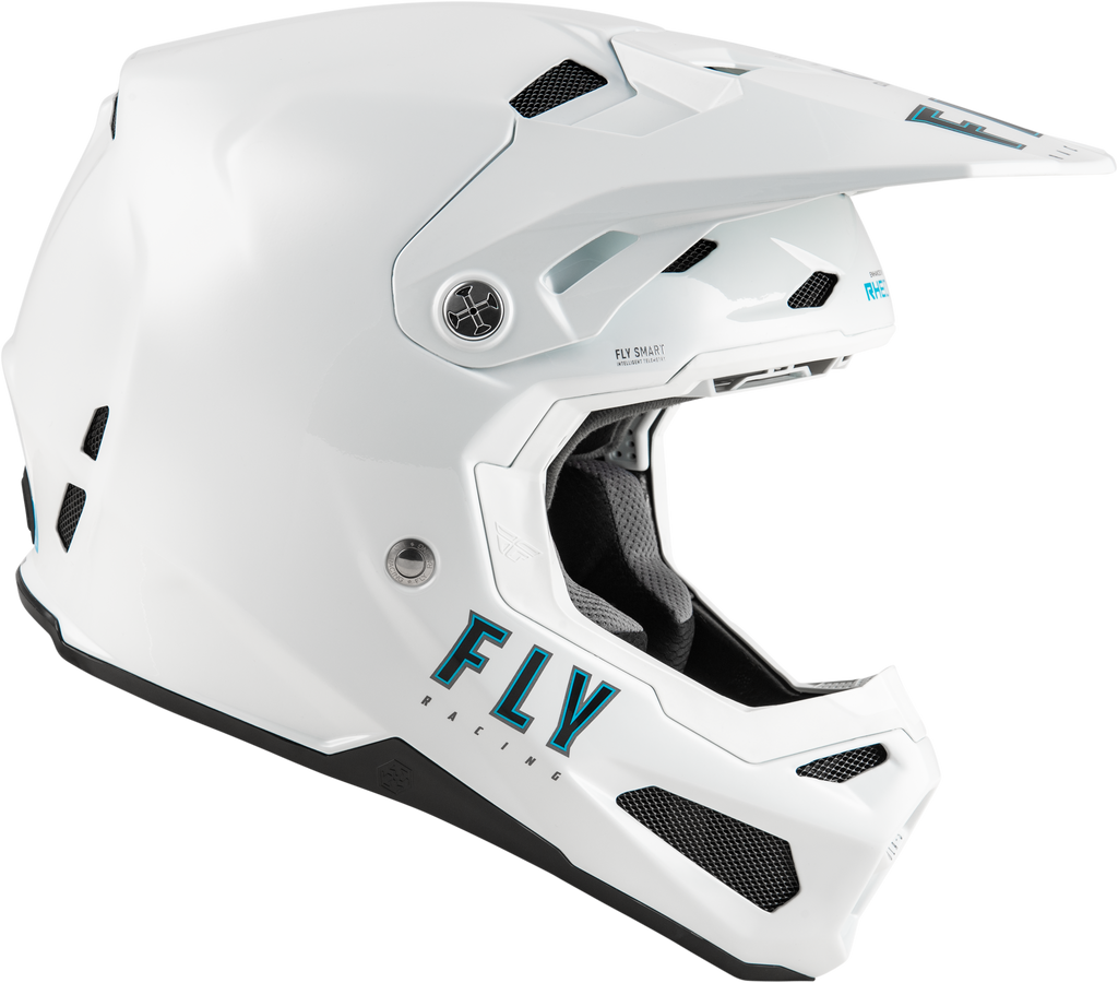 Formula S Carbon Solid Helmet White Md