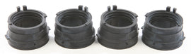 K&L Carburetor Boot and Holder for fuel system, black rubber intake component, fits K&L carburetors, shown on engine part