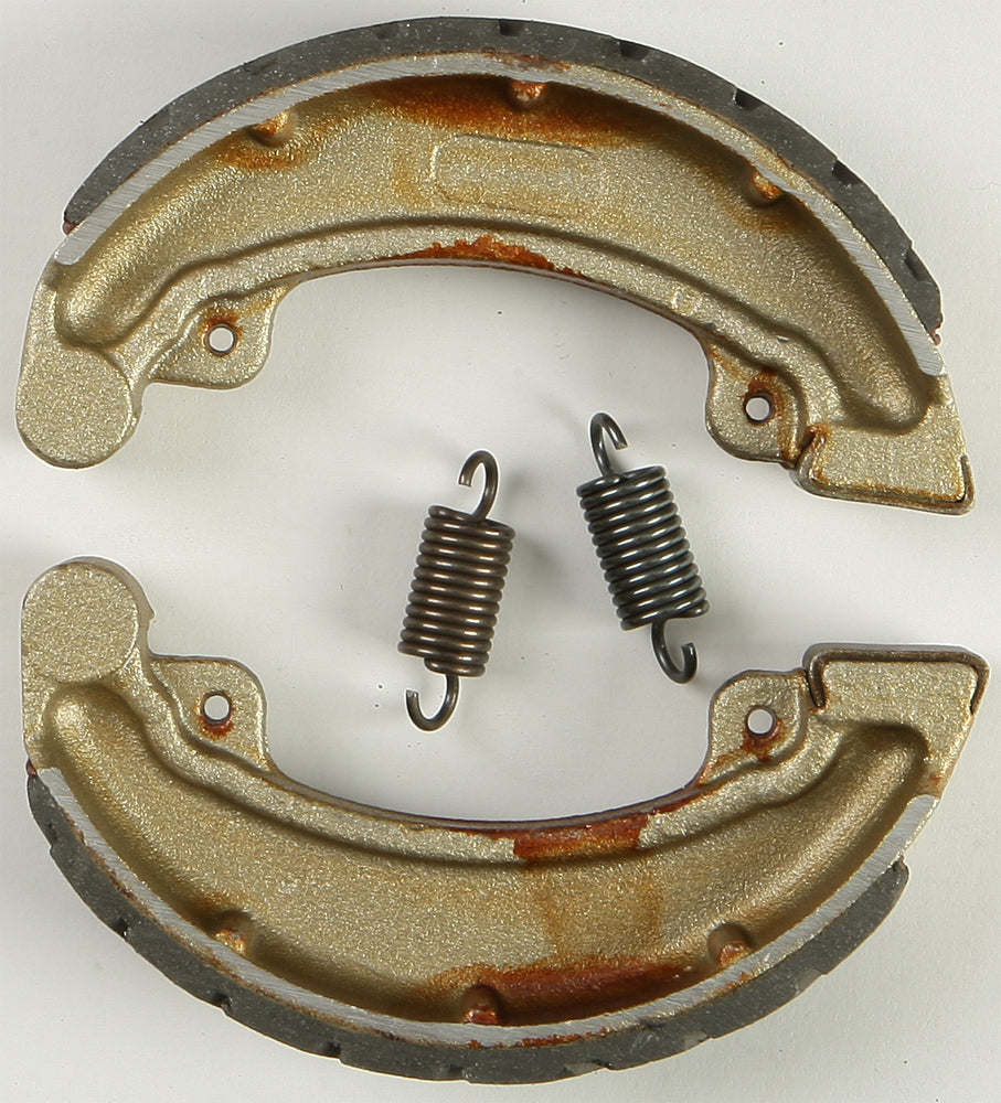 EBC Motorcycle Brakes grooved brake shoes, 327g, designed for effective stopping power and durability.
