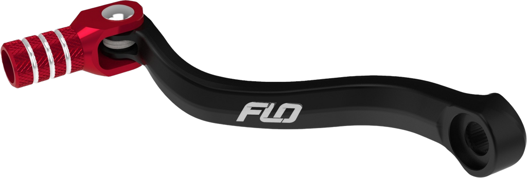Flo Motorsports black shift levers, model 122-8407, featuring a sleek design for motorbike gear shifting