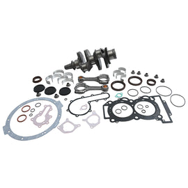 Hot Rods Bottom End Kit Pol 421-HR0114 for engine rebuild, showing engine components assembled with precision parts.