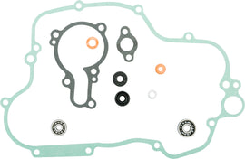 Athena Water Pump Repair Kit with bearings and gaskets for Kawasaki model 67-25064, designed for water pump maintenance.