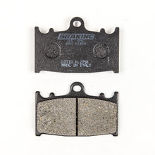 Load image into Gallery viewer, Semi-metallic Braking Brake Pad Set 31-715S by Braking, showcasing the brake pads with metal and friction material.