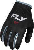 Fly Racing - Lite Gloves Black/White/Red Lg - 377-710L
