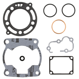 Vertex Top End Gaskets 681-0484 set showing detailed rubber seals and gaskets for engine top end applications.