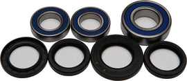 All Balls rear wheel bearing kit 22-51392 with bearings and seals, displayed in a sealed package with product labels