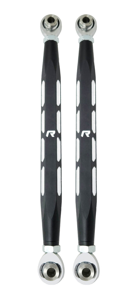 ModQuad rear sway bar link for suspension, part number 28-70077, shown in close-up with metal components and mounting points.
