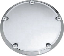 HardDrive Chrome Narrow Touring Derby Cover for 16-up Harley-Davidson clutch, smooth finish, designed for easy installation.