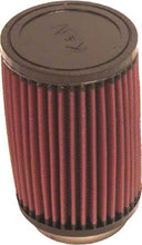 Load image into Gallery viewer, K&amp;N Air Filter 781620 showing a close-up of the reusable, high-performance air filter with a black rubber frame and pleated filtration media.