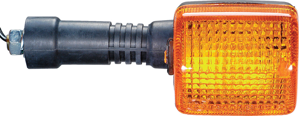 K&S Technologies front turn signal illumination for vehicles, featuring a clear lens and compact design.