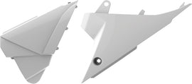Polisport Plastics Beta Air Box Cover in white, motorcycle body plastic part for Beta models, part number 64-69087.