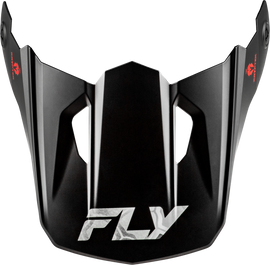 Fly Racing Kinetic Kryptek helmet visor in black and grey, XL/2X size, front view showing clear visor and Kryptek pattern.