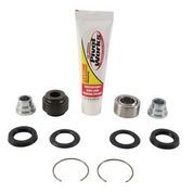 Load image into Gallery viewer, Pivot Works Shock Bearing Kit 52-0719 with various small metal bearings and spacers for motorcycle suspension maintenance.