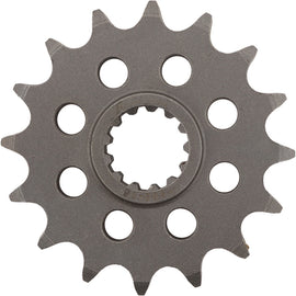 Steel front sprocket for Yamaha YZF-R6 by Supersprox, 16-tooth, designed for 525 chain size, durable motorcycle drivetrain component