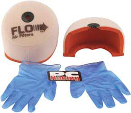 PC Racing Flo-X air filter 14-5068X designed for high-performance PC Racing vehicle air intake systems.