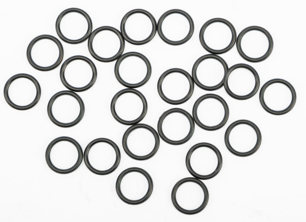 Set of 25 James Gasket drain plug O-rings, durable seals for plumbing and engine applications, model 11105 681-4126.