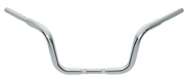 Wild 1 Chubby 8.5-inch Baby Ape handlebar in chrome, showcasing a durable motorcycle handlebar with a sleek chrome finish.