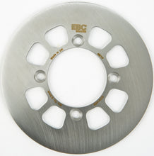 Load image into Gallery viewer, EBC Motorcycle Brakes Standard Rotor 15-6145 showing a metal brake rotor with vented design and mounting holes for motorcycle braking system.