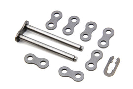 Diamond Chain primary drive line chain connector link for drive line applications, showing the metal connector component.
