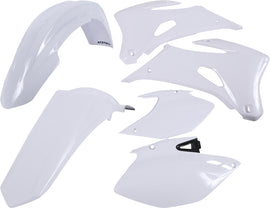Acerbis white plastic kit with various panels and parts for motorcycle or vehicle body repairs.